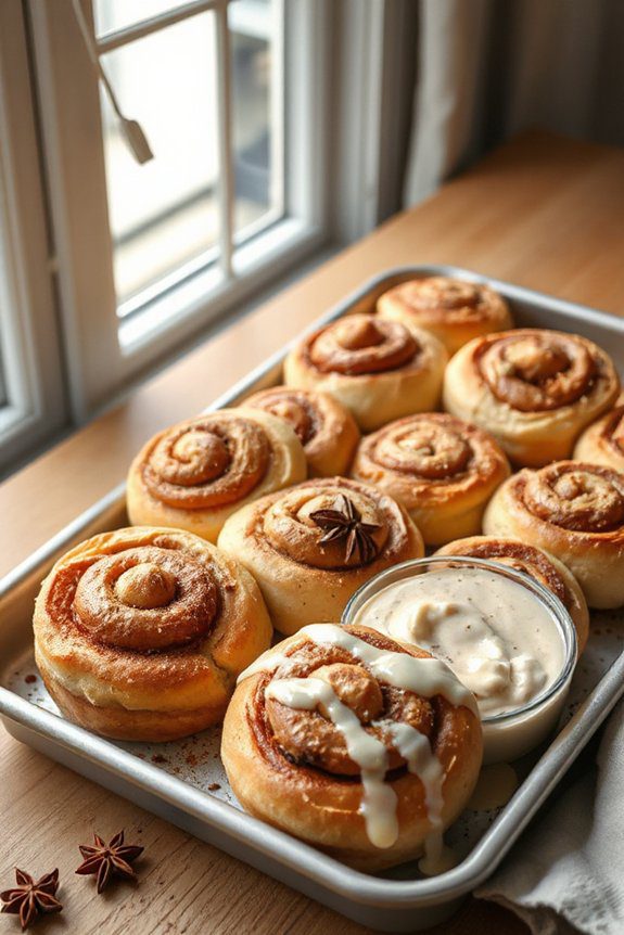 chai infused cinnamon bun delight