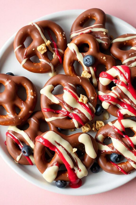 cheesecake chocolate covered pretzels