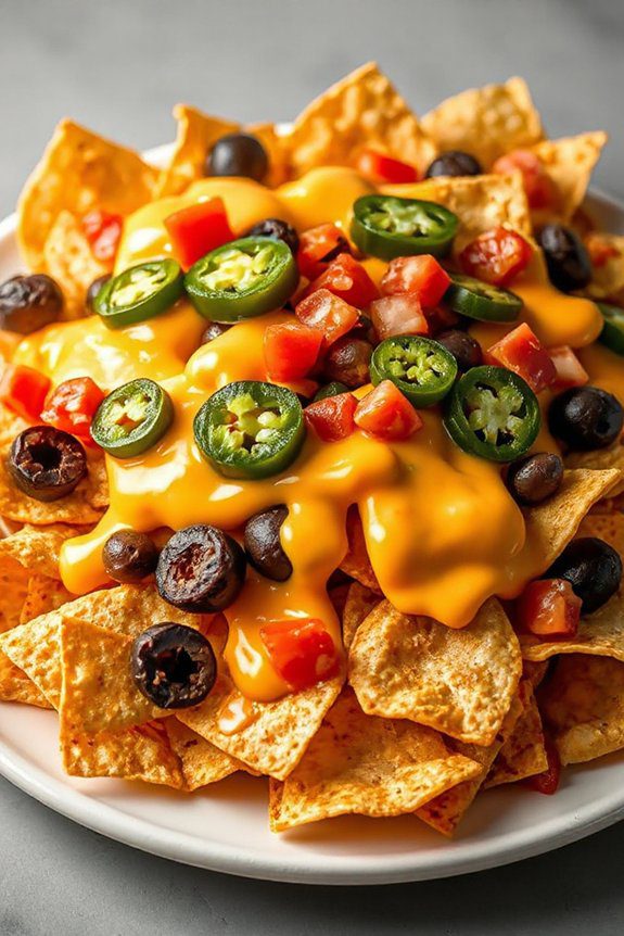 cheesy crispy flavorful nachos
