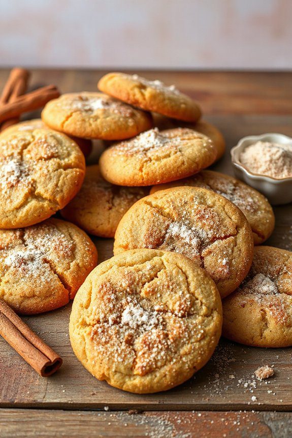 chewy cinnamon sugar cookies