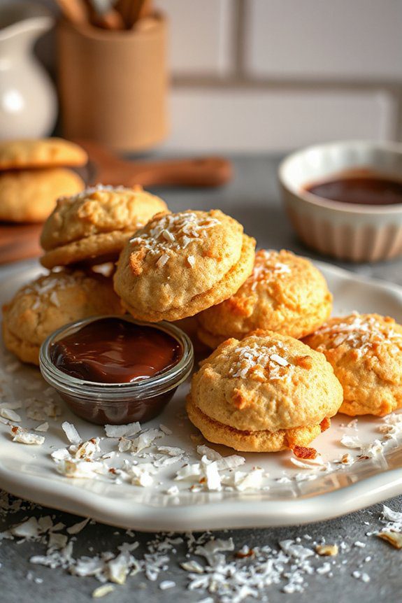 chewy coconut almond treats