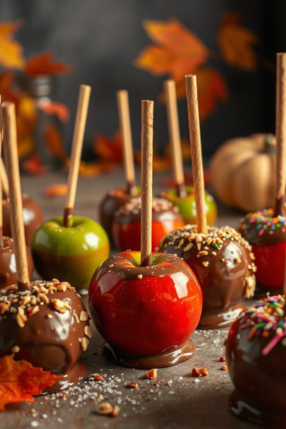 chocolate caramel apple delights