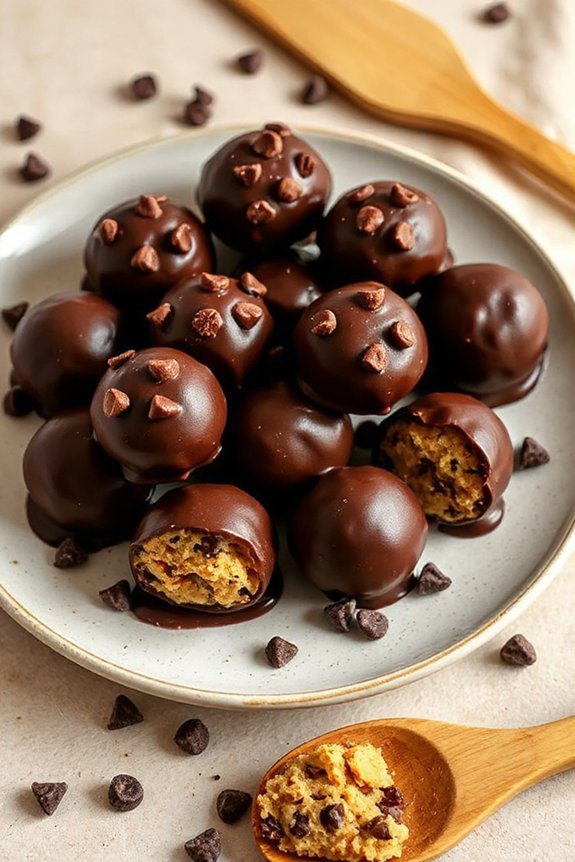 chocolate chip cookie truffles