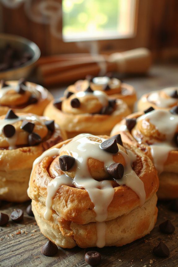 chocolatey cinnamon roll delight