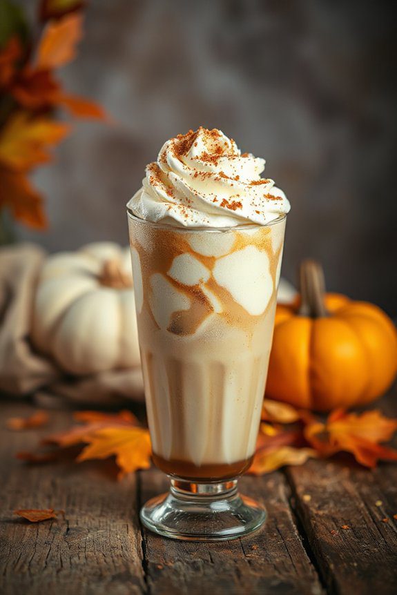 cinnamon roll coffee frappe