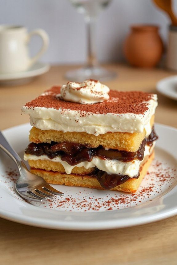 classic coffee soaked dessert