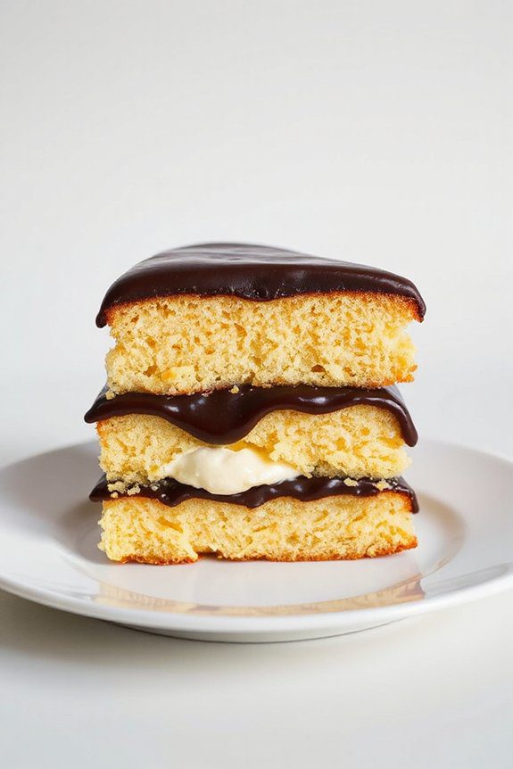 classic layered chocolate dessert
