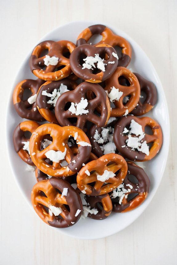 coconut chocolate pretzel treats
