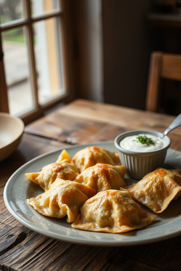 comforting cheese filled dumplings