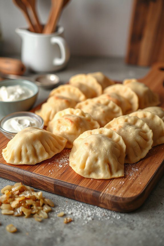 comforting potato cheese dumplings