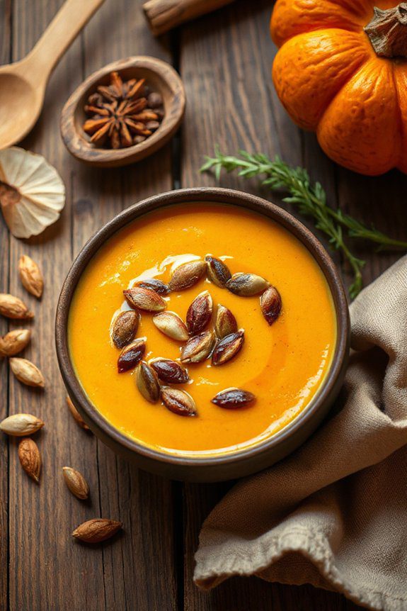 comforting roasted pumpkin soup