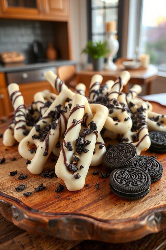 cookies and cream pretzels