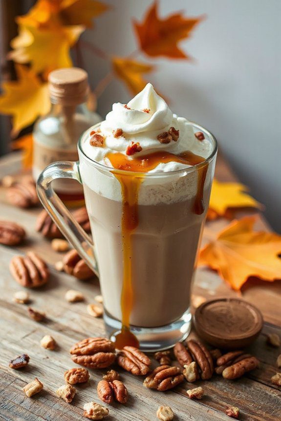 cozy autumn maple frappe