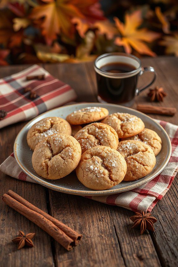 cozy autumn spice cookies