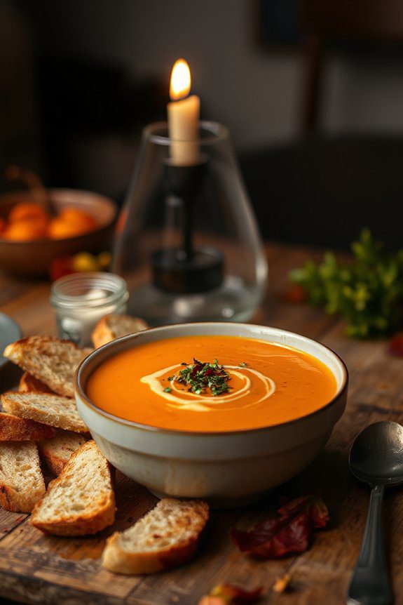 cozy crab bisque delight