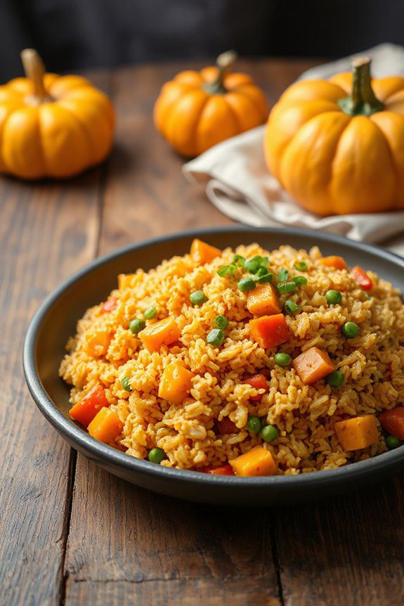 cozy one pan pumpkin meal