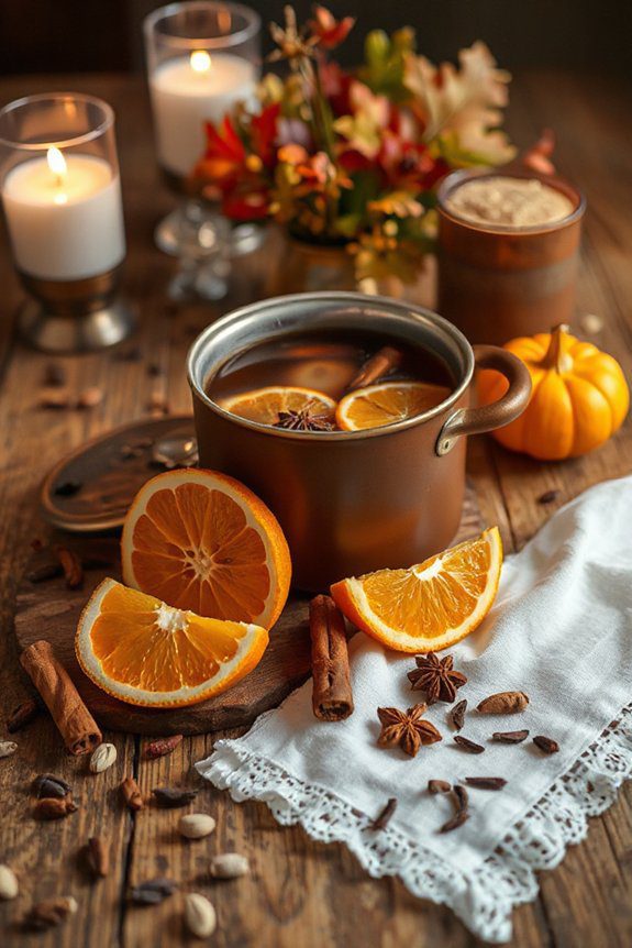 cozy spiced mulled wine