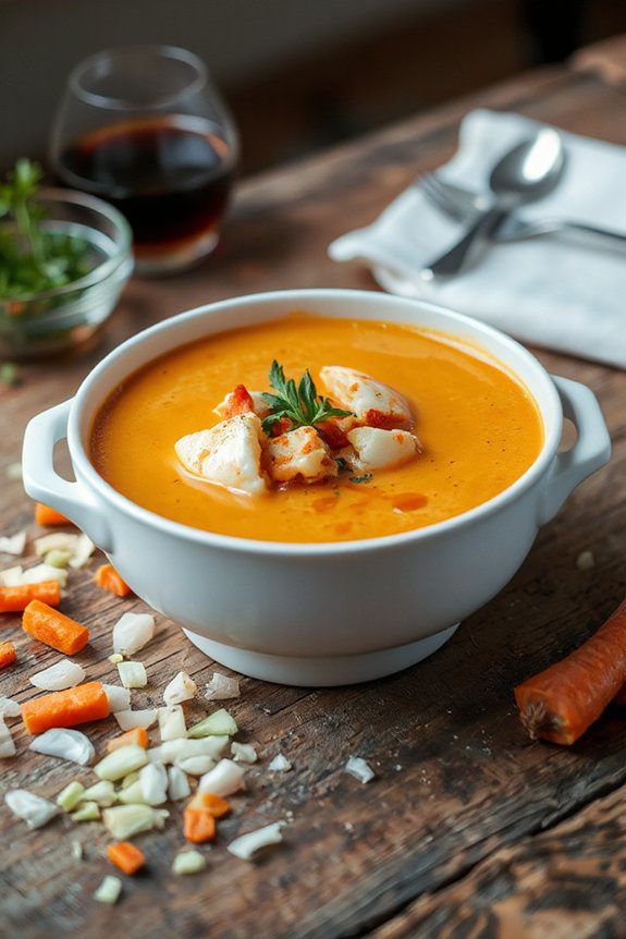 creamy lobster soup delight