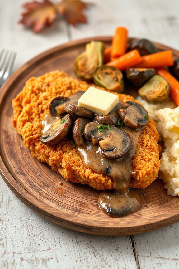 creamy mushroom steak delight