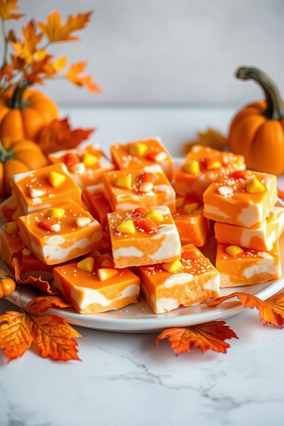 creamy orange vanilla fudge