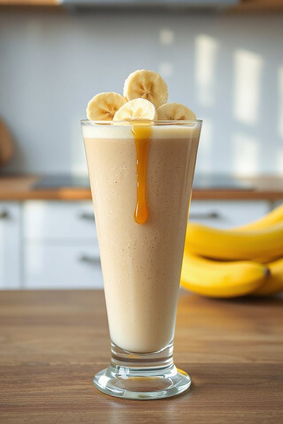 creamy peanut butter smoothie