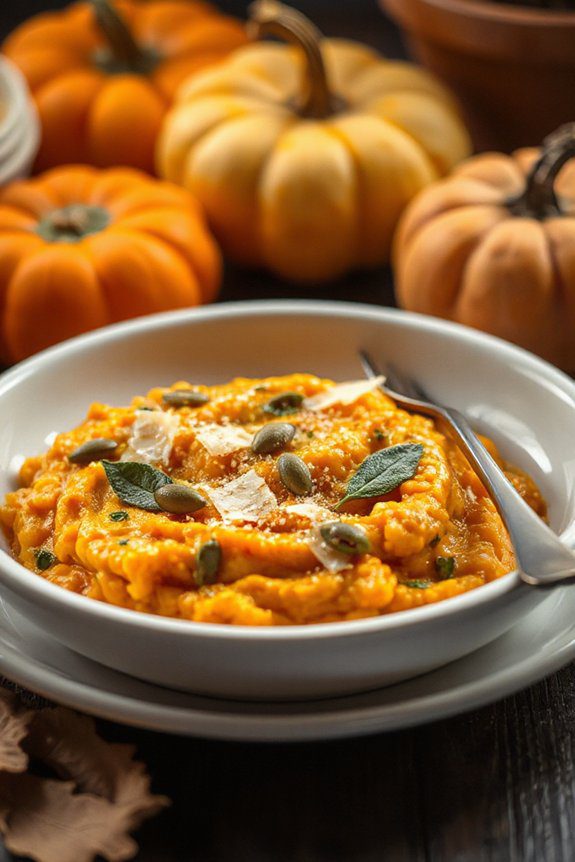 creamy pumpkin risotto delight