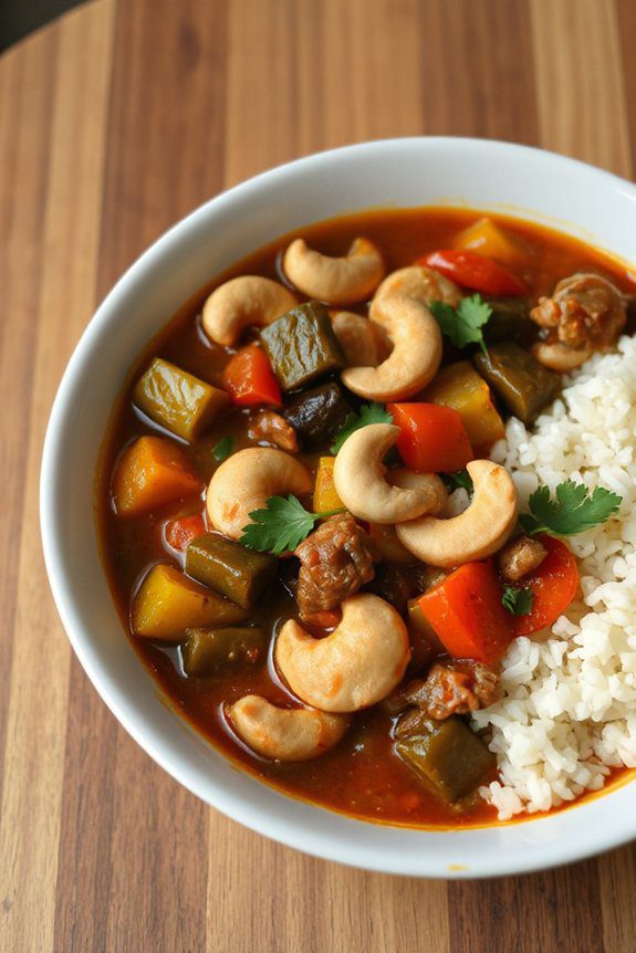 creamy vegetarian gumbo delight