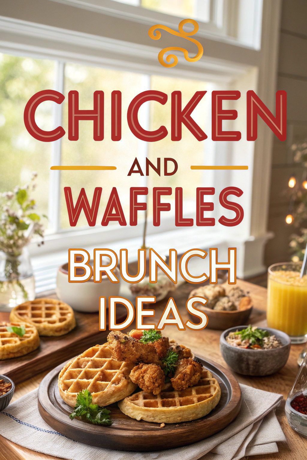 Chicken and Waffles Brunch Ideas