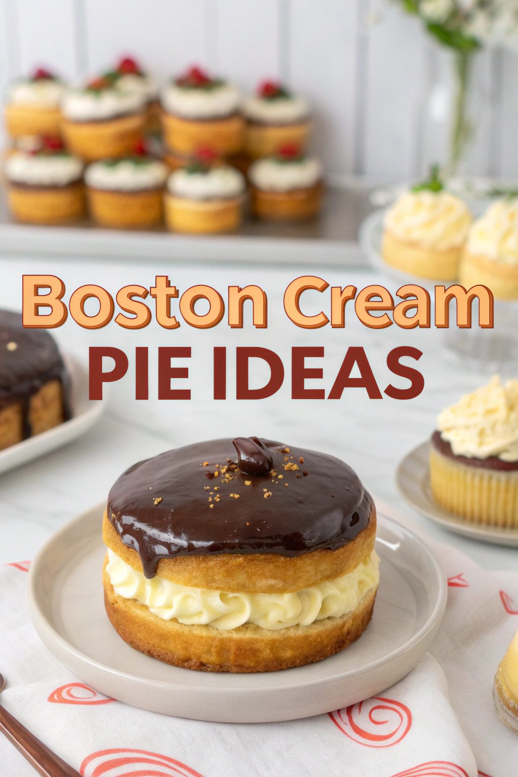 Boston Cream Pie Ideas