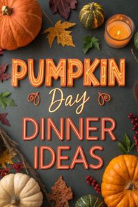 Pumpkin Day Dinner Ideas