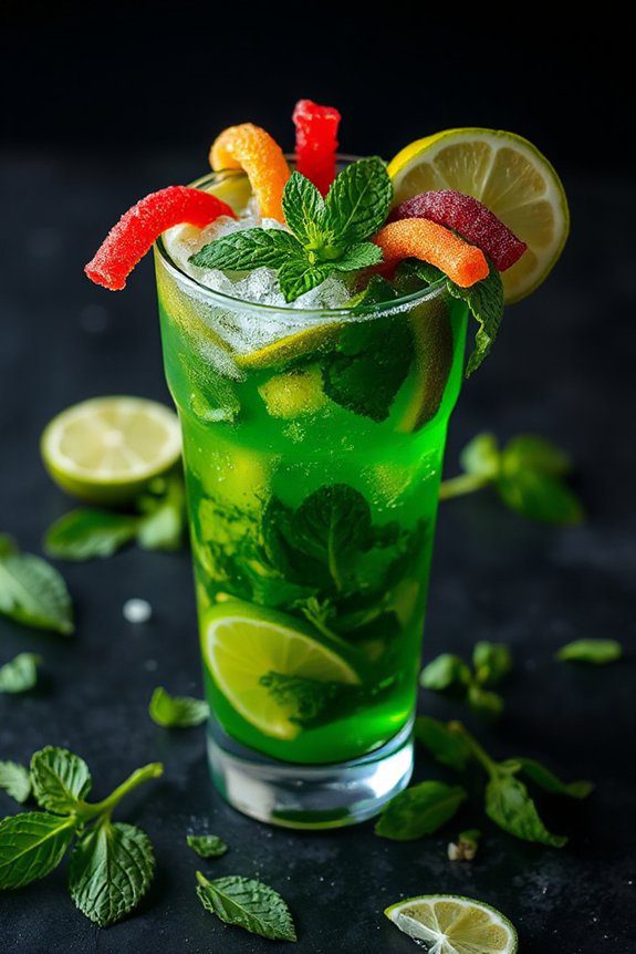 creepy cocktail with surprises