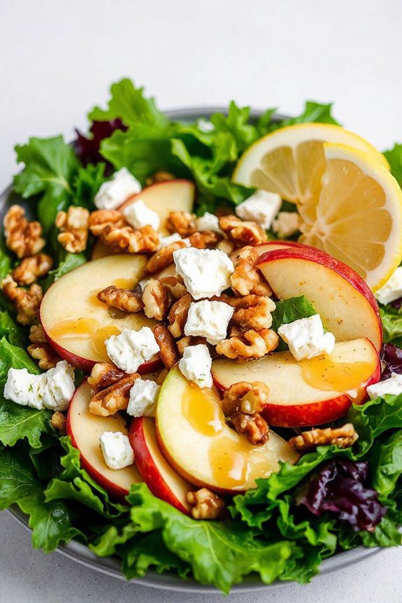 crisp tangy apple salad
