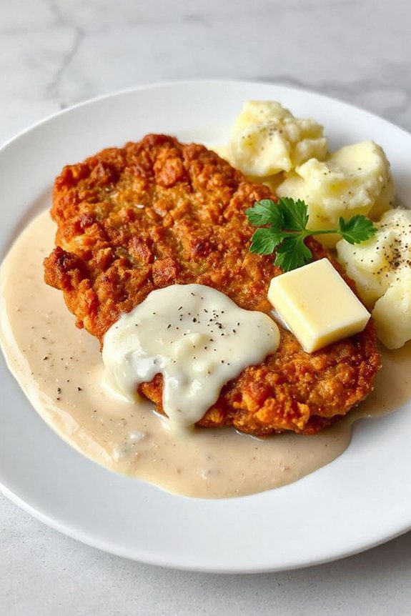 crispy beer battered steak