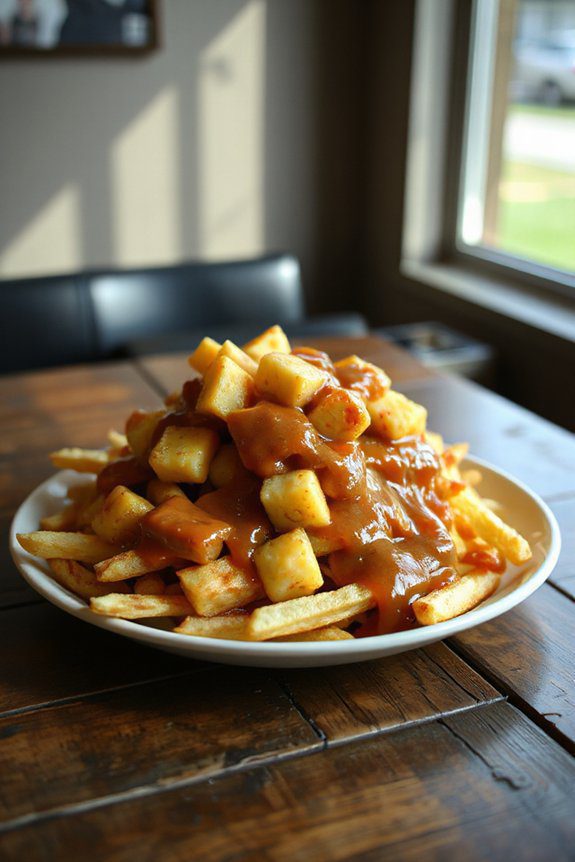 crispy fries with gravy