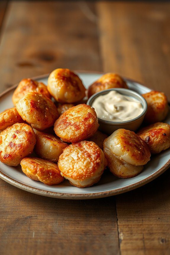 crispy spicy cajun scallops