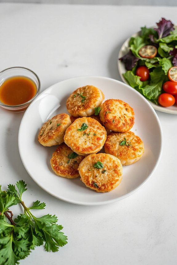 crunchy herb coated scallops delight
