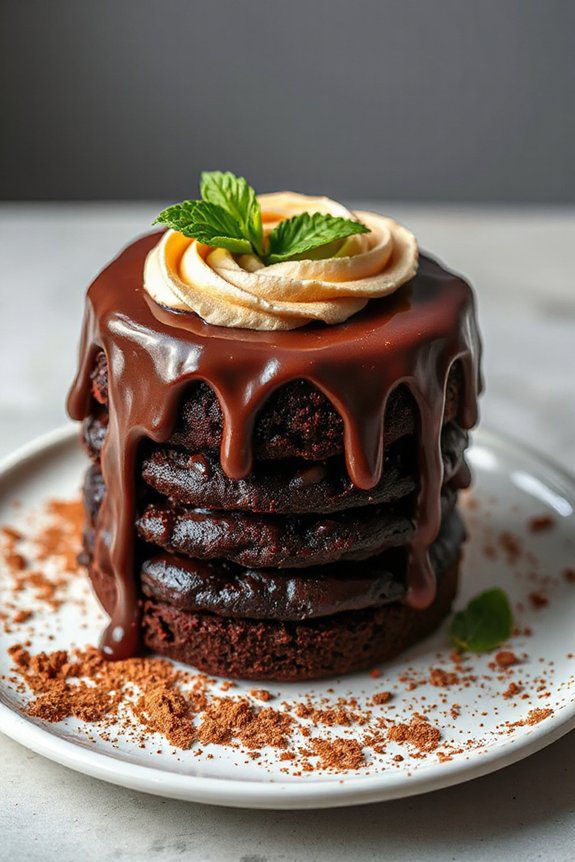 decadent rich chocolate cake