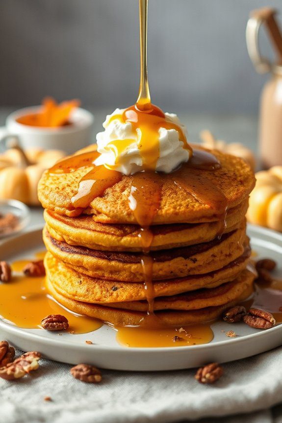 delightful autumn spice pancakes