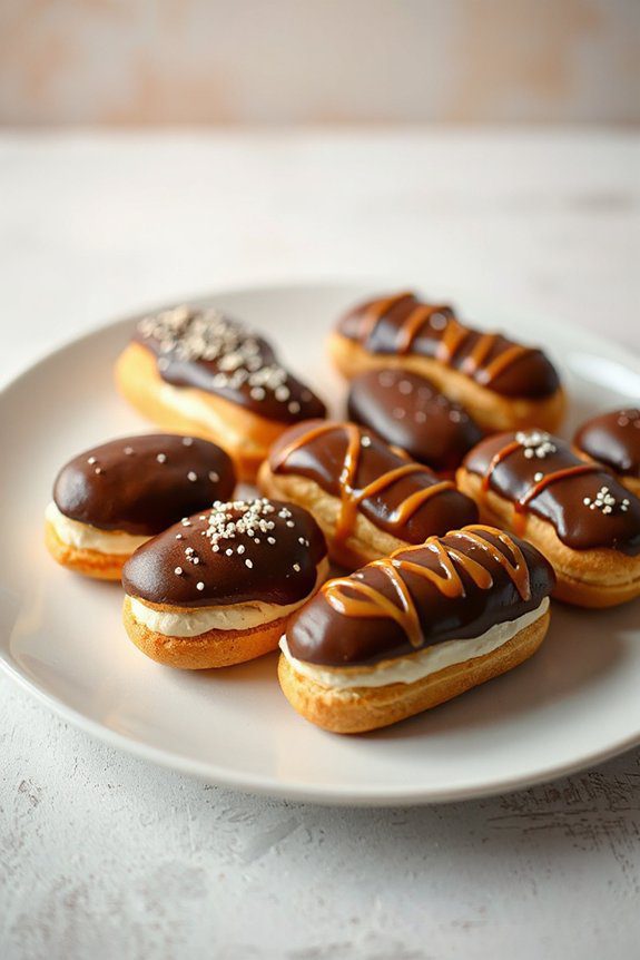 delightful filled choux pastries