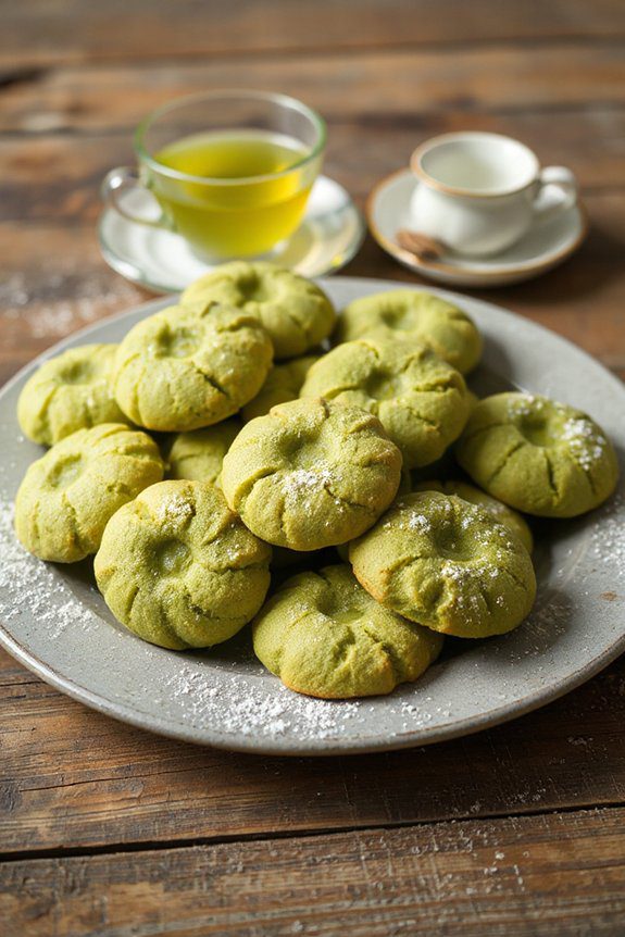 delightful matcha cookie treats
