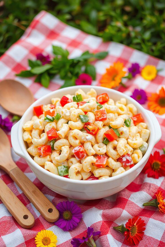 delightful picnic macaroni salad
