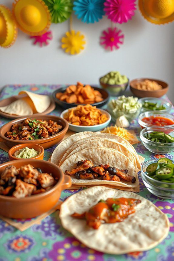 diy customizable taco bar