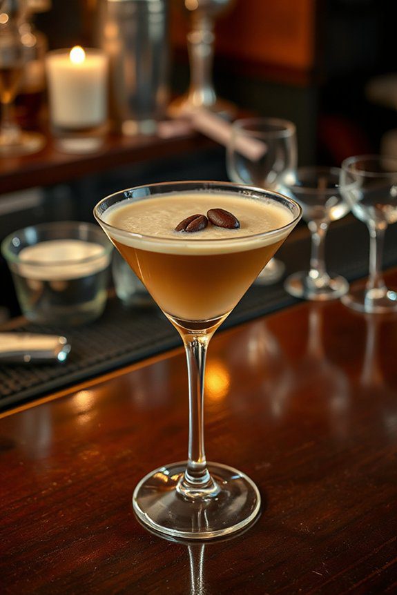 espresso infused vodka cocktail