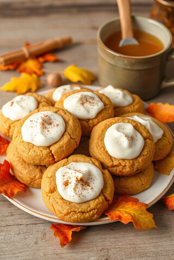 fall flavored soft cookies