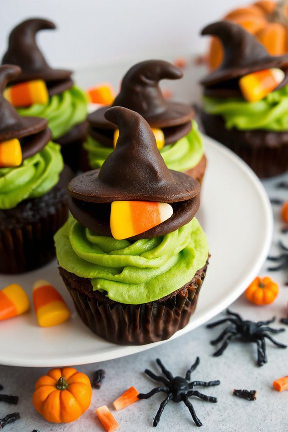 festive halloween cupcake treat