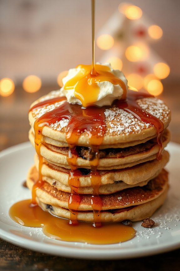 festive mincemeat pancake delight