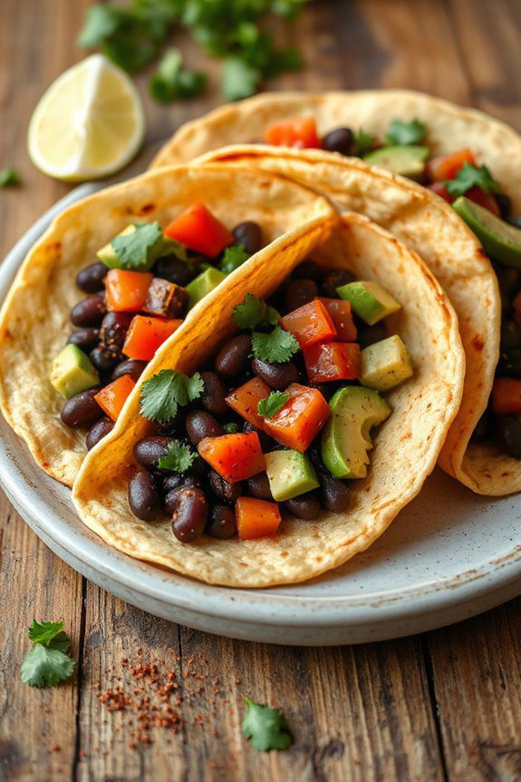 flavorful plant based tacos