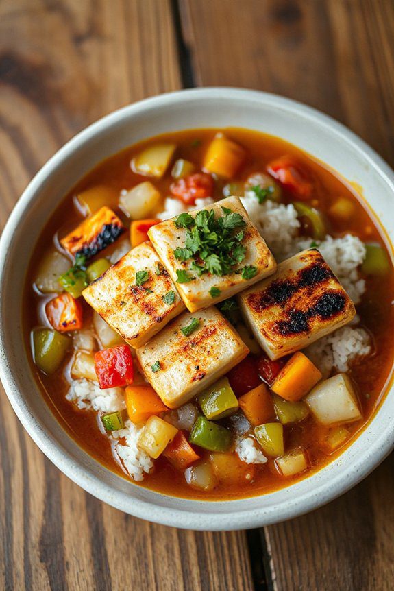 grilled mahi mahi gumbo delight