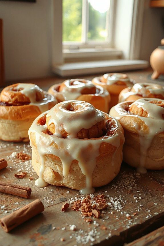 hassle free overnight cinnamon rolls