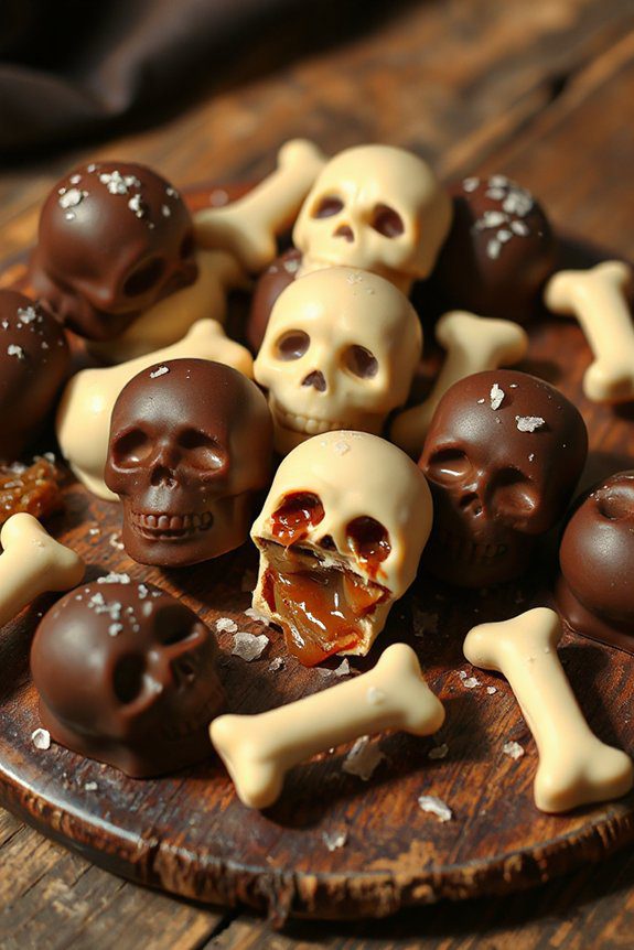 haunting halloween chocolate treats